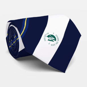 Corbata Bandera de la ciudad de West Des Moines (Iowa) Nec
