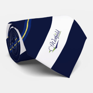 Corbata Bandera de la ciudad de Westfield (Massachusetts)