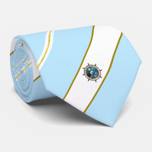 Corbata Bandera de la ciudad del lago Charles (Luisiana) N