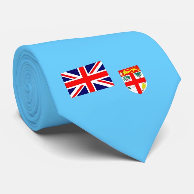 Corbata Bandera de la isla de Fiji (Enrollado)