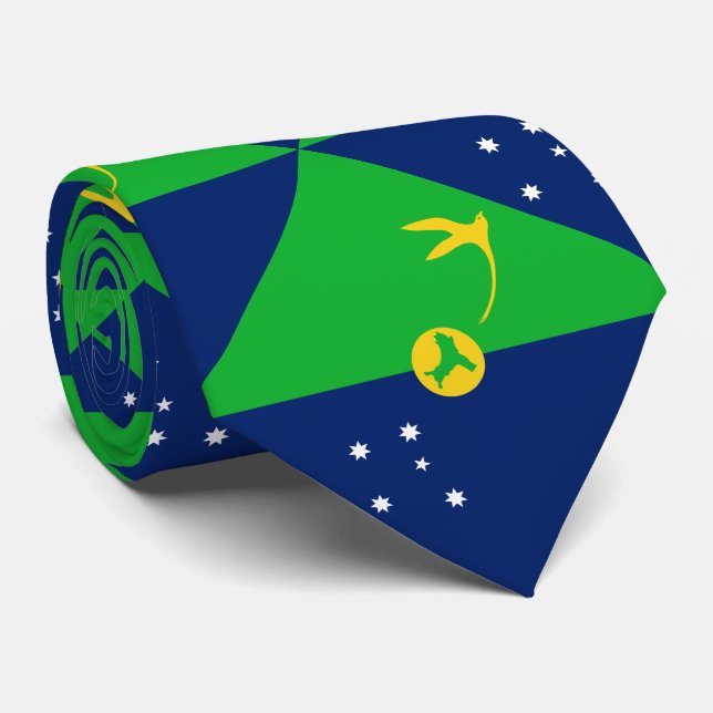 Corbata Bandera de la isla de los navidades (Enrollado)
