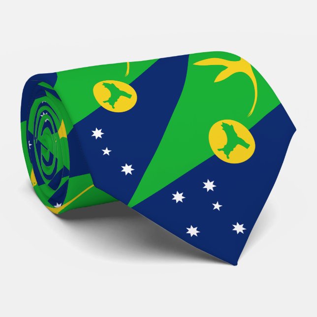 Corbata Bandera de la Isla de Navidad (Enrollado)