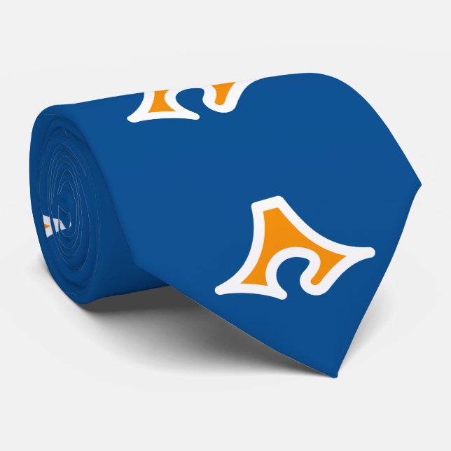 Corbata Bandera de la prefectura de Shizuoka, Japón (Enrollado)