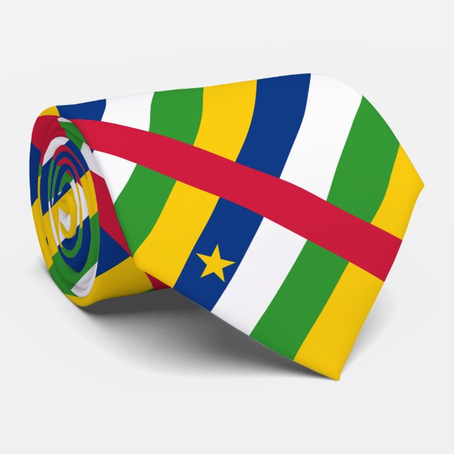 Corbata Bandera de la República Centroafricana (Enrollado)