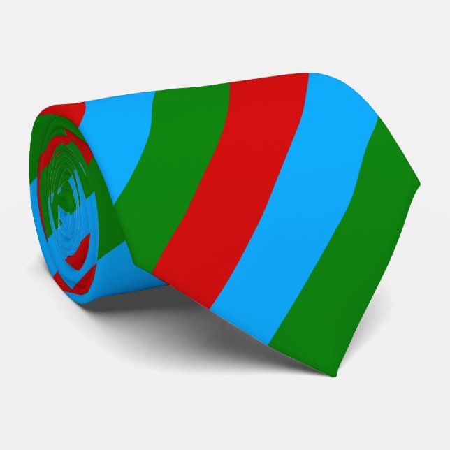 Corbata Bandera de la República de Karelia (Enrollado)