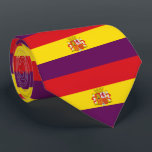 Corbata Bandera de la República Española<br><div class="desc">Bandera Republicana - Bandera de la Segunda República Española La bandera de la segunda República Española,  enseña oficial de España (1931-1939). Bandera de la Segunda República Española La Bandera de la Segunda República Española,  también conocida como la tricolor,  fue la bandera oficial de España (1931-1939).</div>