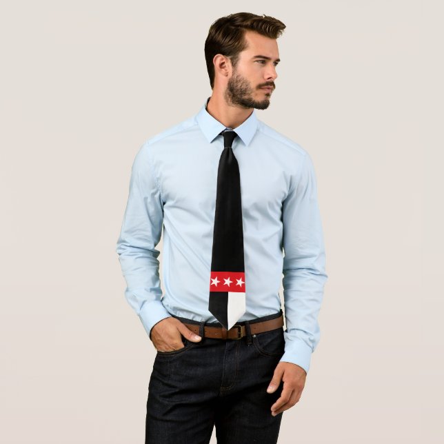 Corbata Bandera de Laredo (Texas) (In situ)