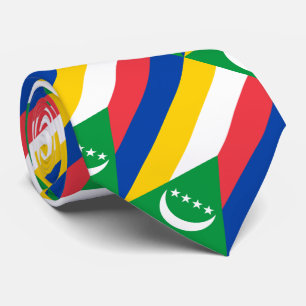 Corbata Bandera de las Comoras