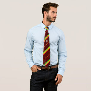 Corbata Bandera de las franjas de Los Ángeles