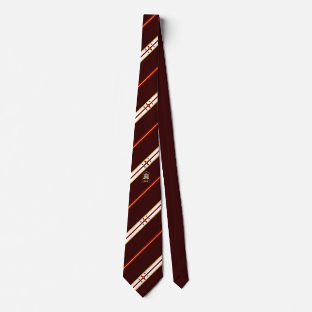 Corbata Bandera de las franjas de Montreal (Anverso)