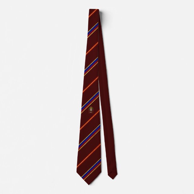 Corbata Bandera de las franjas de París (Anverso)