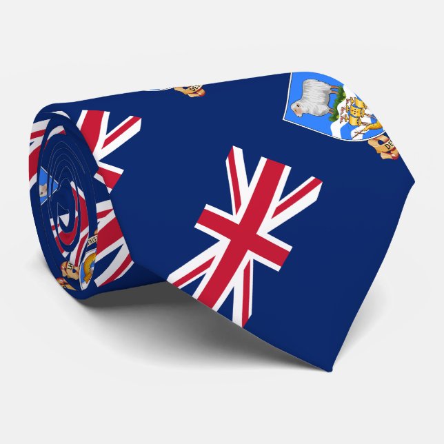 Corbata Bandera de las Islas Malvinas (Enrollado)