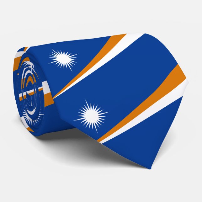 Corbata Bandera de las Islas Marshall (Enrollado)