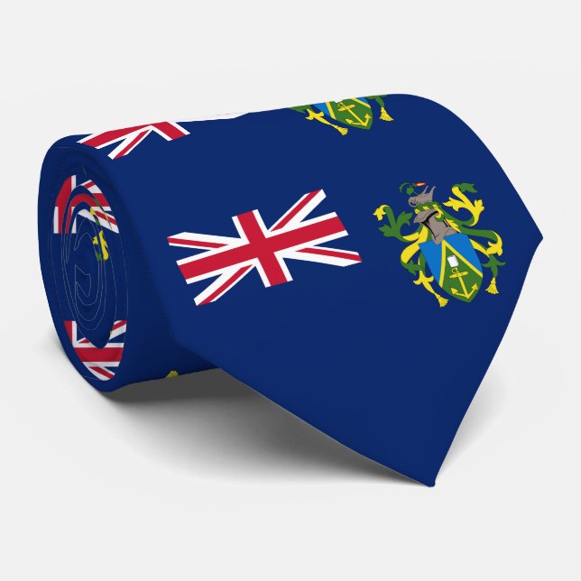 Corbata Bandera de las Islas Pitcairn (Enrollado)