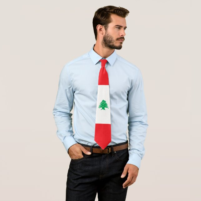 Corbata bandera de Líbano (In situ)