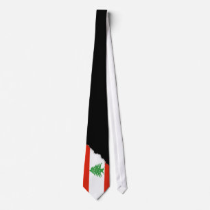 Corbata Bandera de Líbano