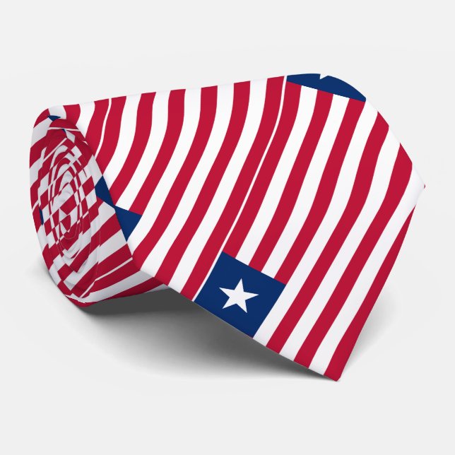 Corbata Bandera de Liberia (Enrollado)