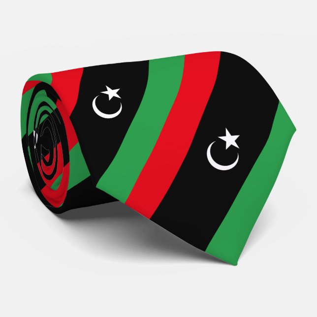 Corbata Bandera de Libia (Enrollado)