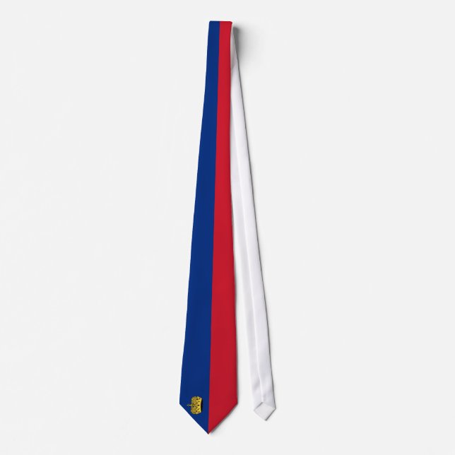 Corbata Bandera de Liechtenstein (Anverso)