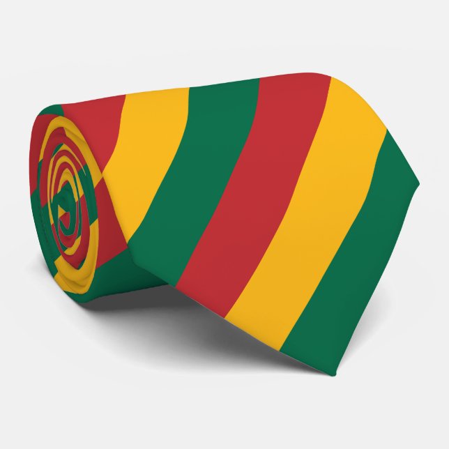 Corbata Bandera de Lituania (Enrollado)