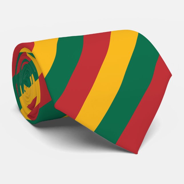 Corbata Bandera de Lituania (Enrollado)