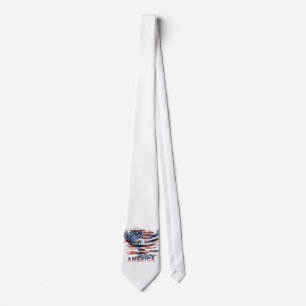 Corbata Bandera de los Estados Unidos. América
