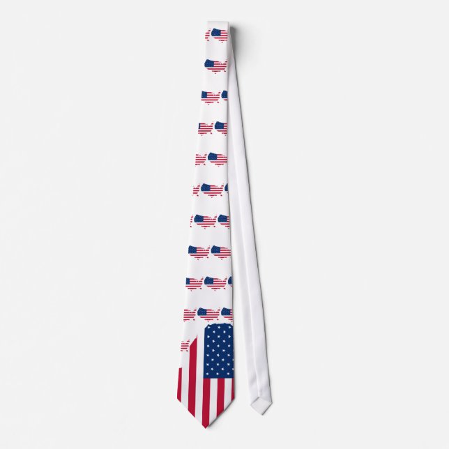 Corbata Bandera de los Estados Unidos - Tie (Anverso)