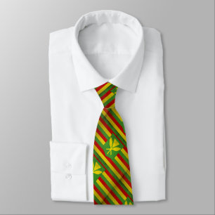 Corbata Bandera de los hawaianos nativos