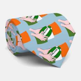 Corbata Bandera de los partidarios del equipo de rugby de 