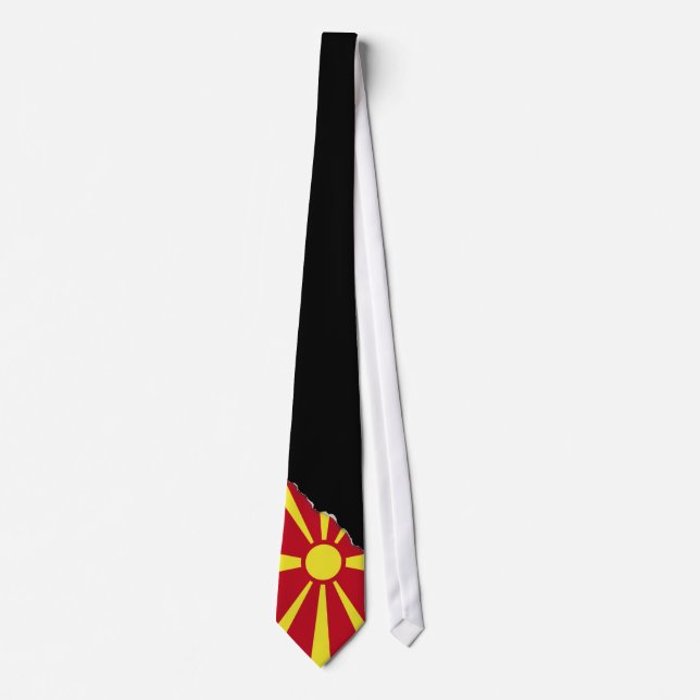 Corbata Bandera de Macedonia (Anverso)