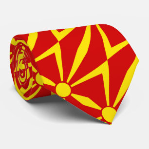 Corbata Bandera de Macedonia del Norte