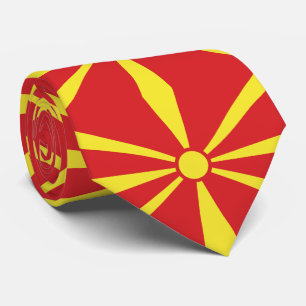 Corbata Bandera de Macedonia del Norte