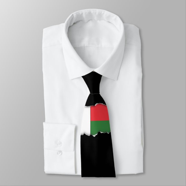 Corbata Bandera de Madagascar (Atado)