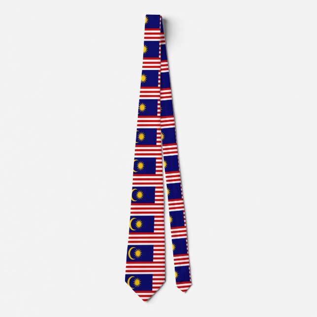 Corbata Bandera de Malasia (Anverso)