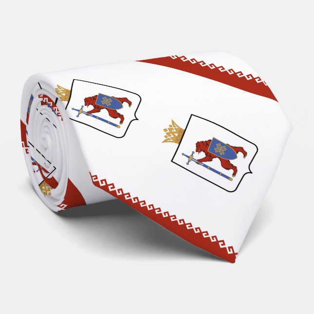 Corbata Bandera de Mari El (Enrollado)