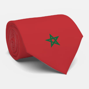 Corbata Bandera de Marruecos