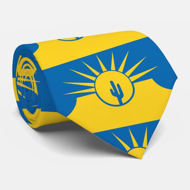 Corbata Bandera de Mesa, Arizona Tie (Enrollado)