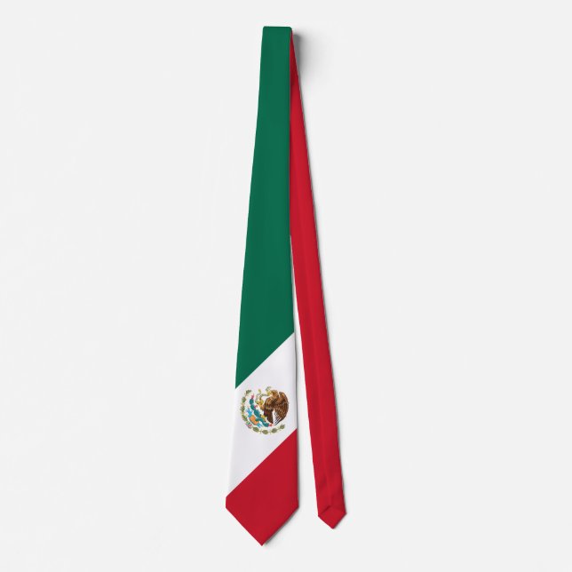 Corbata Bandera de México (Anverso)