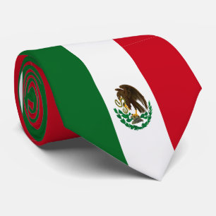 Corbata Bandera de México Patriótico