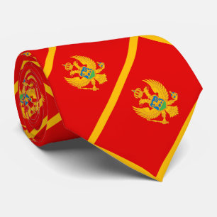 Corbata Bandera de Montenegro