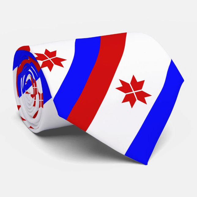 Corbata Bandera de Mordovia (Enrollado)