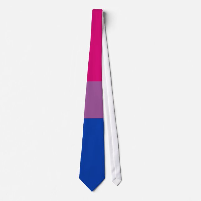 Corbata Bandera de orgullo bisexual (Anverso)