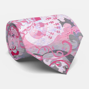 Corbata Bandera de orgullo Demigirl Dragón Damasco - Color