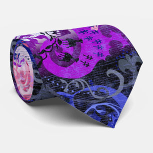 Corbata Bandera de orgullo Genderfluid Dragón Damasco - Ba