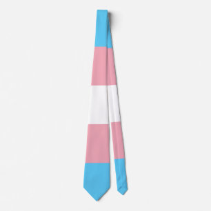 Corbata Bandera de orgullo transgénero