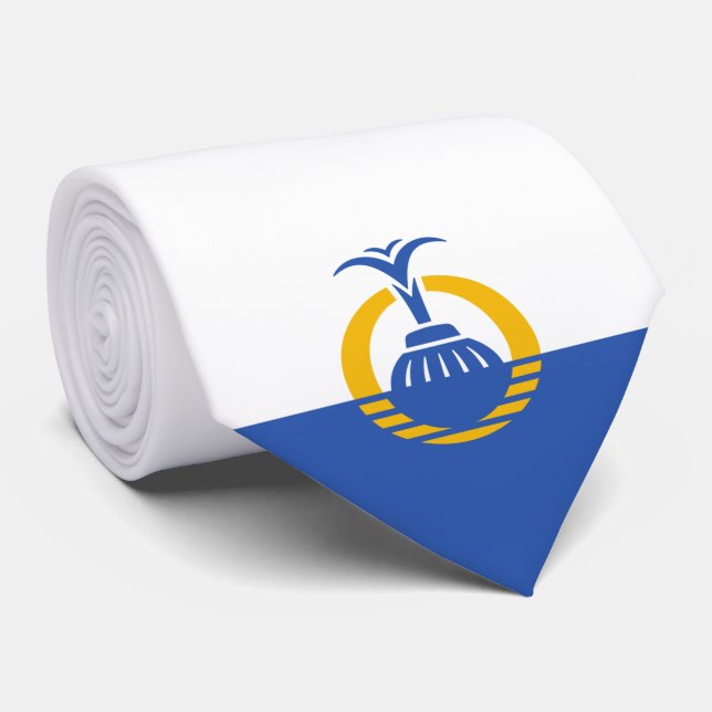 Corbata Bandera de Orlando (Florida) (Enrollado)