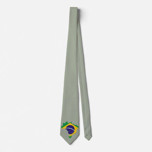 Corbata Bandera de país brasileña (Anverso)