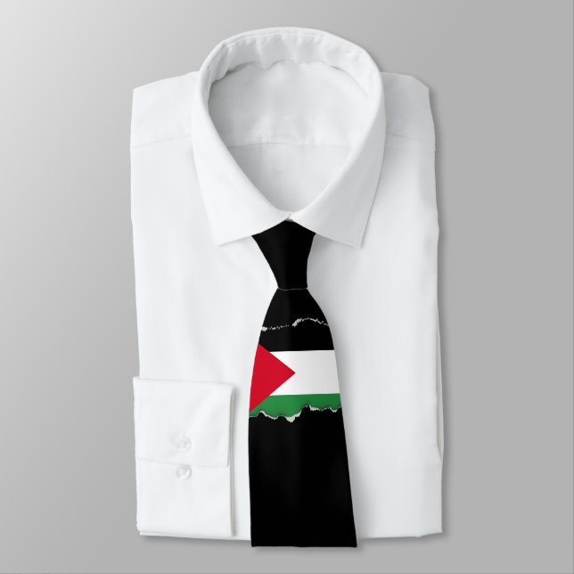 Corbata Bandera de Palestina (Atado)