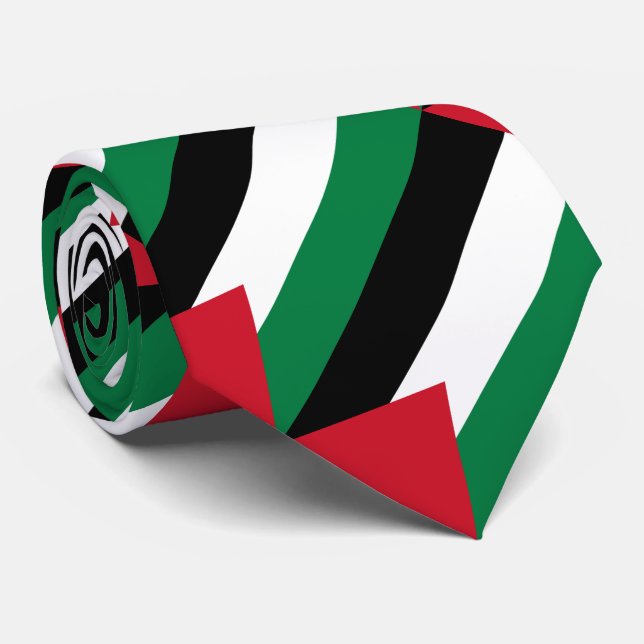 Corbata Bandera de Palestina (Enrollado)