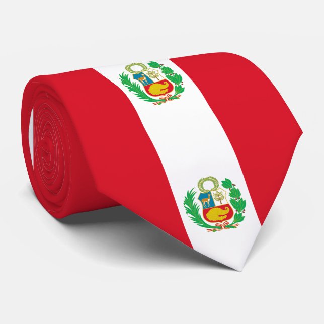 Corbata Bandera de Perú (Enrollado)